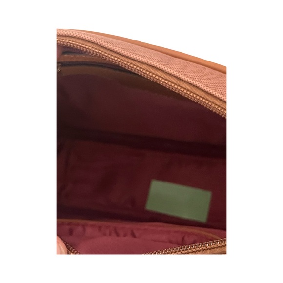 Elegant Vegan Leather Brown Plaid Women's Bag with Matching Wallet - Picture 6 of 16